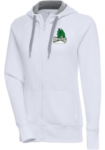 Antigua Dayton Dragons Womens White Victory Long Sleeve Full Zip Jacket
