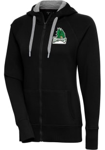 Antigua Dayton Dragons Womens Black Victory Long Sleeve Full Zip Jacket