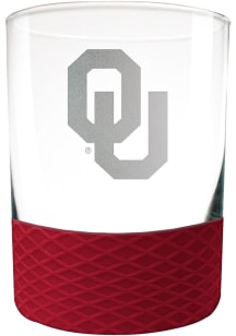 Oklahoma Sooners 14oz Commissioner Rock Glass - Crimson