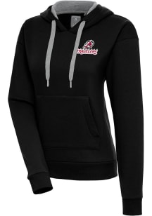 Antigua Arkansas Travelers Womens Black Victory Hooded Sweatshirt
