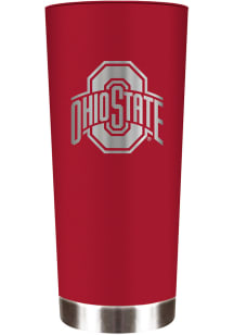 Ohio State Buckeyes 18 oz Powder Coated Roadie Stainless Steel Tumbler - Red