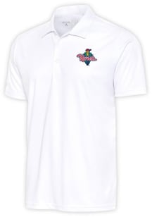 Antigua Cedar Rapids Kernels Mens White Tribute Short Sleeve Polo