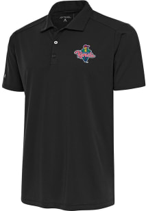 Antigua Cedar Rapids Kernels Mens Grey Tribute Short Sleeve Polo