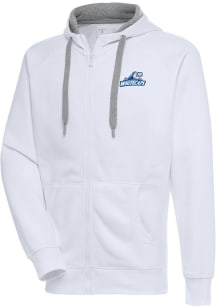 Antigua West Michigan Whitecaps Mens White Victory Long Sleeve Full Zip Jacket