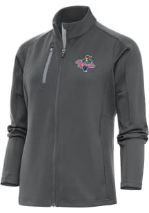 Antigua Cedar Rapids Kernels Womens Grey Generation Light Weight Jacket