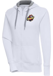 Antigua Peoria Chiefs Womens White Victory Long Sleeve Full Zip Jacket