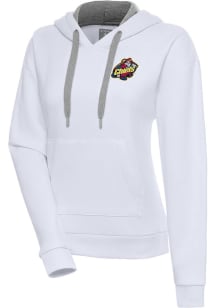 Antigua Peoria Chiefs Womens White Victory Hooded Sweatshirt