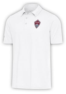 Antigua Colorado Rapids Mens White Par 3 Short Sleeve Polo