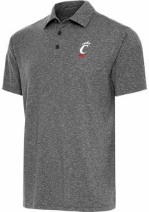 Antigua Cincinnati Bearcats Mens Black Par 3 Short Sleeve Polo