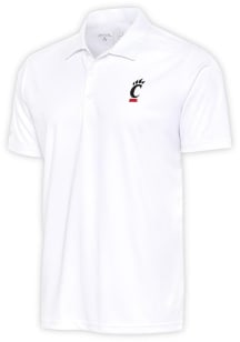 Antigua Cincinnati Bearcats Mens White Tribute Short Sleeve Polo