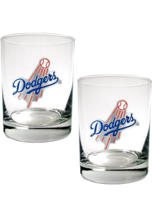 Los Angeles Dodgers 2 Piece Rock Glass - White