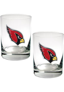Arizona Cardinals 2 Piece Rock Glass - White