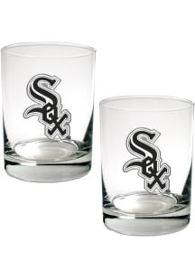 Chicago White Sox 2 Piece Rock Glass - White