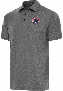Antigua Washington Wizards Mens Black Par 3 Short Sleeve Polo