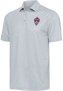 Antigua Colorado Rapids Mens Grey Skills Short Sleeve Polo