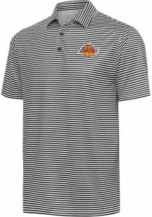 Antigua Los Angeles Lakers Mens Black Skills Short Sleeve Polo