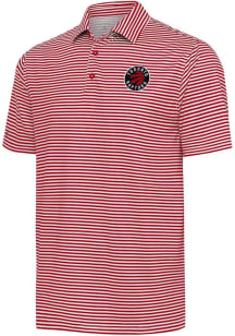 Antigua Toronto Raptors Mens Red Skills Short Sleeve Polo