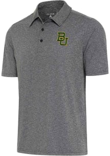 Antigua Baylor Bears Mens Black Par 3 Short Sleeve Polo