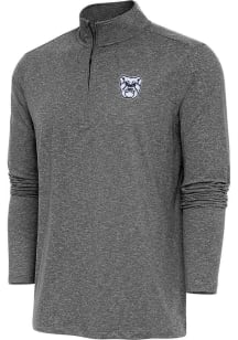 Antigua Butler Bulldogs Mens Black Hunk Long Sleeve Qtr Zip Pullover