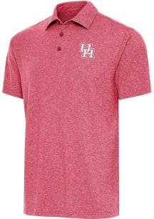 Antigua Houston Cougars Mens Red Par 3 Short Sleeve Polo