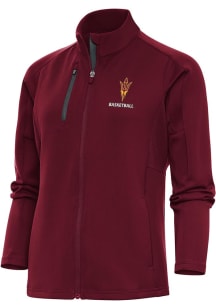Antigua Arizona State Sun Devils Womens Maroon Basketball Generation Light Weight Jacket