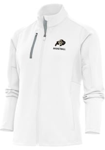 Antigua Colorado Buffaloes Womens White Basketball Generation Light Weight Jacket