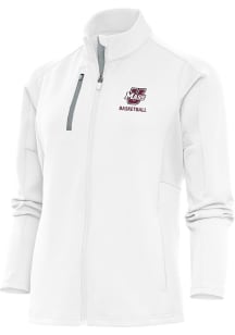 Antigua Massachusetts Minutemen Womens White Basketball Generation Light Weight Jacket