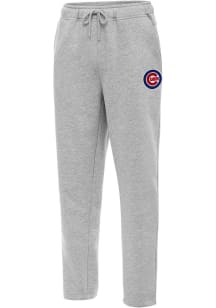 Antigua Chicago Cubs Mens Grey Victory Sweatpants