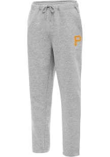 Antigua Pittsburgh Pirates Mens Grey Victory Sweatpants