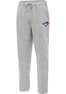 Antigua Toronto Blue Jays Mens Grey Victory Sweatpants