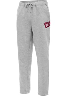 Antigua Washington Nationals Mens Grey Victory Sweatpants