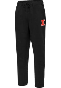 Antigua Illinois Fighting Illini Mens Black Victory Sweatpants