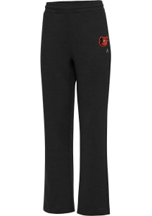 Antigua Baltimore Orioles Womens Victory Black Sweatpants