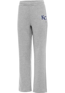 Antigua Kansas City Royals Womens Victory Grey Heather Sweatpants