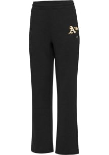 Antigua Oakland Athletics Womens Victory Black Sweatpants