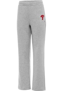 Antigua Philadelphia Phillies Womens Victory Grey Sweatpants