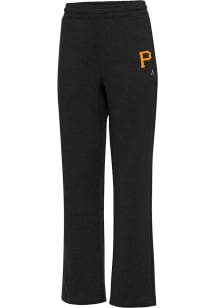 Antigua Pittsburgh Pirates Womens Victory Black Sweatpants