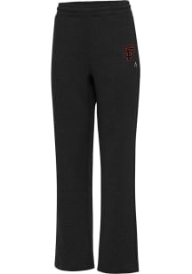 Antigua San Francisco Giants Womens Victory Black Sweatpants