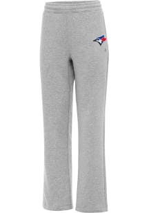 Antigua Toronto Blue Jays Womens Victory Grey Heather Sweatpants