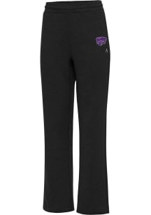 Antigua K-State Wildcats Womens Victory Black Sweatpants