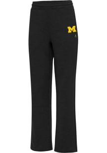 Antigua Michigan Wolverines Womens Victory Black Sweatpants