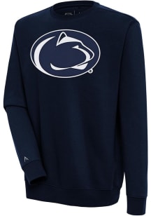 Antigua Penn State Nittany Lions Mens Navy Blue Full Front Victory Long Sleeve Crew Sweatshirt