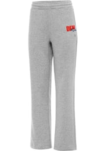 Antigua Denver Broncos Womens Chainstitch Victory Grey Sweatpants