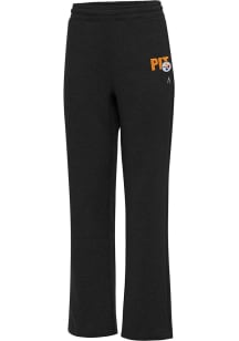 Antigua Pittsburgh Steelers Womens Chainstitch Victory Black Sweatpants