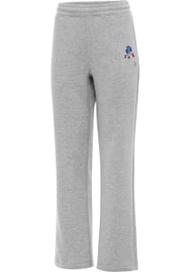 Antigua New England Patriots Womens Classic Logo Victory Grey Heather Sweatpants