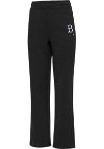 Antigua Brooklyn Dodgers Womens Cooperstown Victory Black Sweatpants