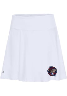 Antigua Texas Rangers Womens Grey 2024 MLB All Stars Chip Skort Skirt