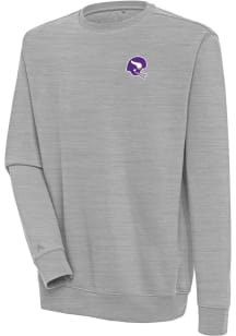 Antigua Minnesota Vikings Mens Grey Classic Victory Long Sleeve Crew Sweatshirt