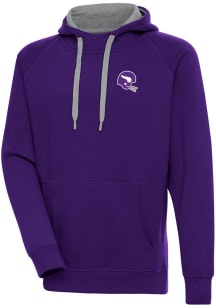 Antigua Minnesota Vikings Mens Purple Classic Victory Long Sleeve Hoodie