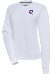 Antigua Minnesota Vikings Womens White Classic Victory Crew Sweatshirt